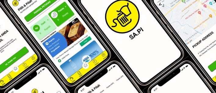 UI/UX-CASE STUDY: SA.PI App (Aplikasi Pemilahan Sampah) | by Mayun ...