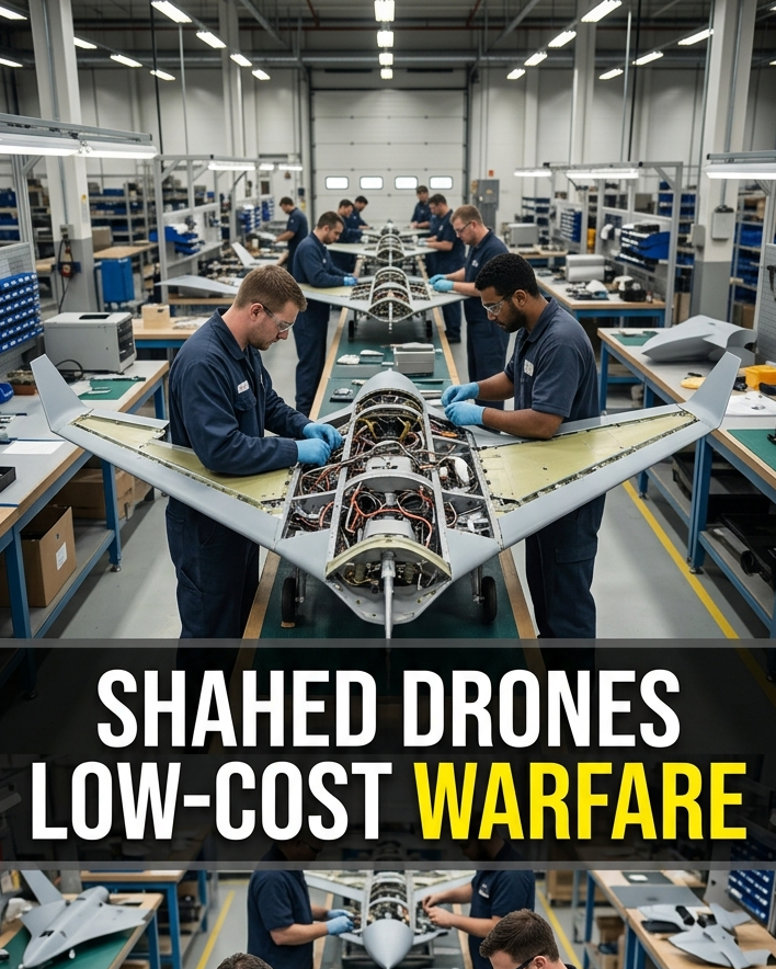 Iran’s Shahed-136 Drones: The Low-Cost Weapon Overwhelming Air Defence Systems