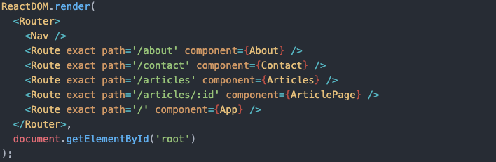 Dynamic Routes With React. Recently I have been finding myself… | by Seann  Branchfield | JavaScript in Plain English