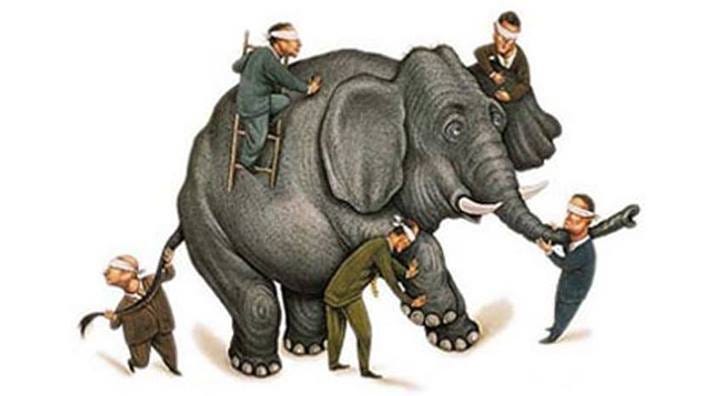 Los seis ciegos y el elefante. Los seis ciegos y el elefante | by Gauri