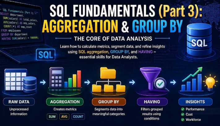 SQL Fundamentals: Aggregation & GROUP BY — The Core of Data Analysis