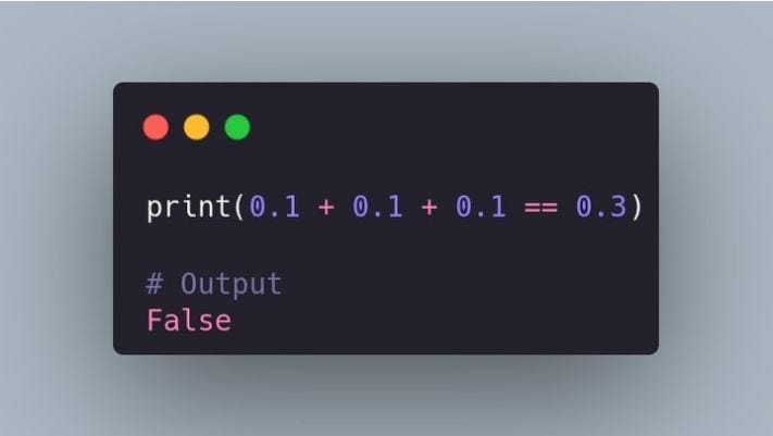 Floating arithmetics are not exact in computers ! | by Mojtaba (MJ ...