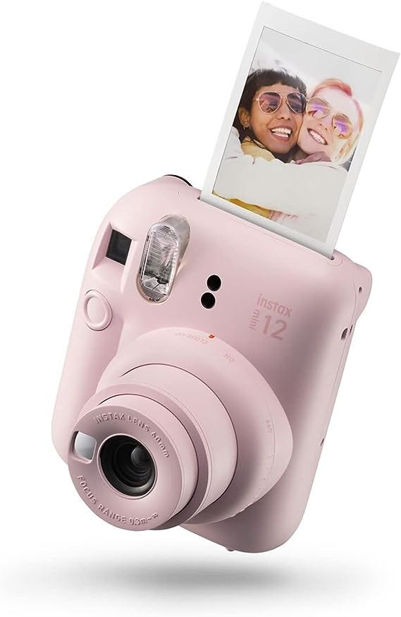 Fujifilm Instax Mini 12 Instant Camera — Blossom Pink || latest technology || technology || photography cameras || smart technology .