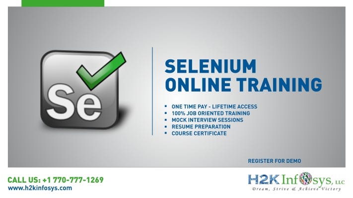 Online Selenium Tutorials. Enroll today in our instructor-led live ...