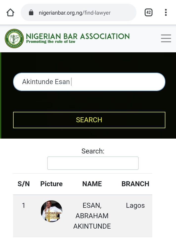 HOW TO VERIFY WHETHER A LAWYER IS GENUINE OR FAKE IN NIGERIA | by ...