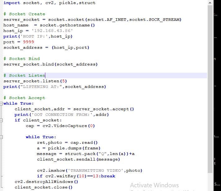 Create Live Streaming Video Chat App without voice using cv2 module of ...