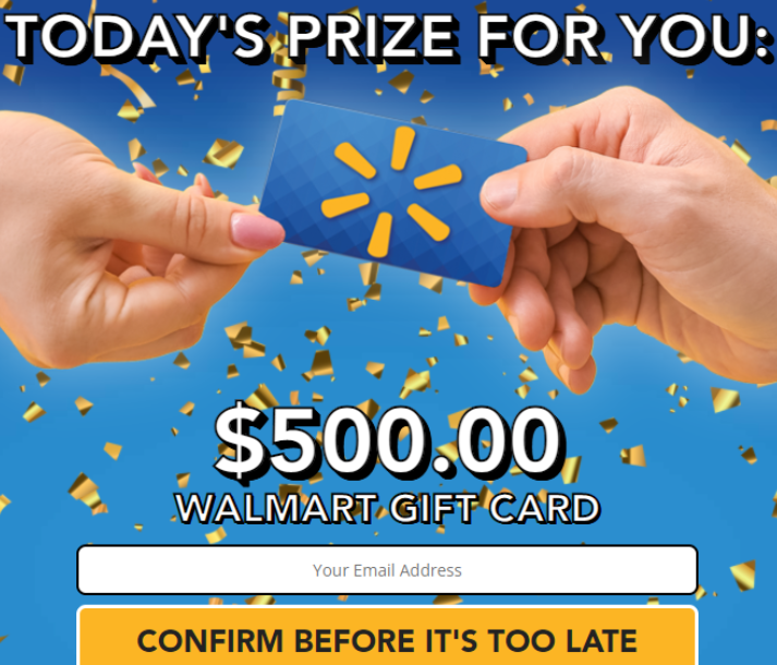 Get Your 500 Walmart Gift Card!. Walmart gift cards are a popular gift