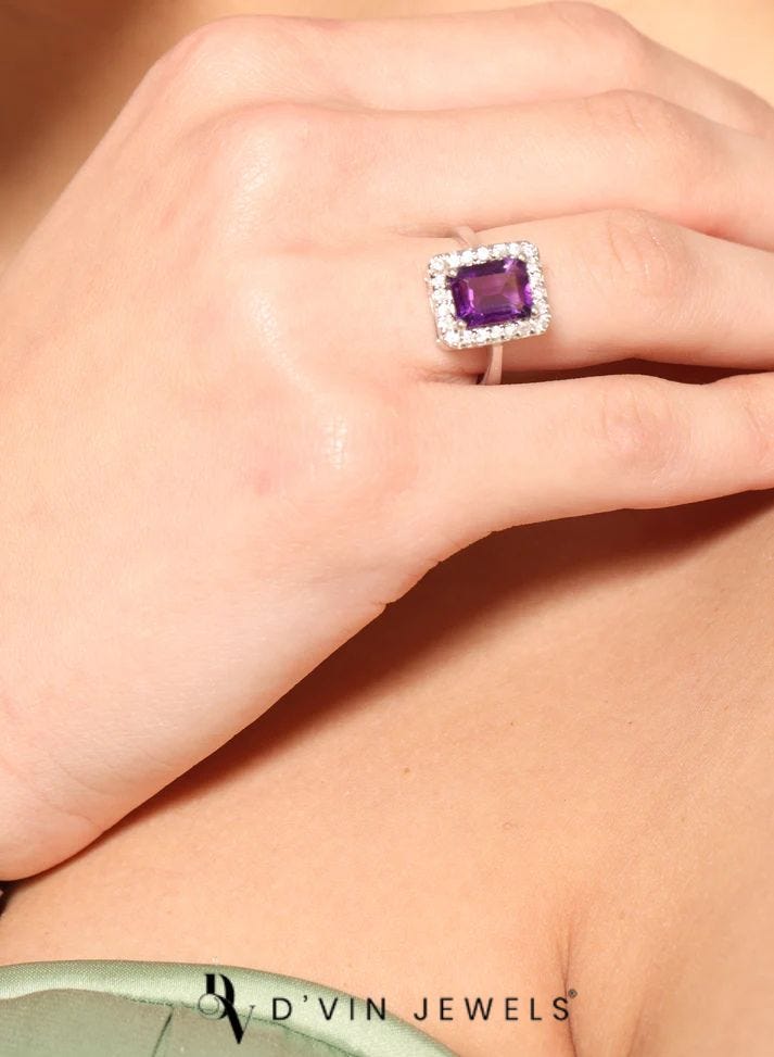 Amethyst Ring by D’VIN JEWELS — Timeless Beauty Crafted for Australia