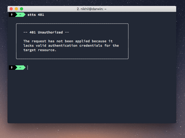 Offline HTTP status code reference in the command line | by Nikhil ...