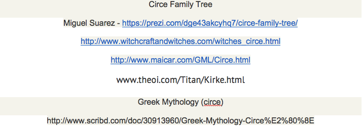 circe symbol greek mythology