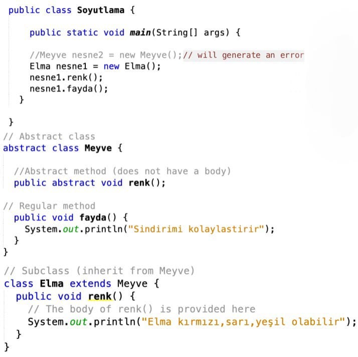 JAVA’DA INHERİTANCE,ABSTRACTİON VE POLYMORPHISM KAVRAMLARI | by Baran ...