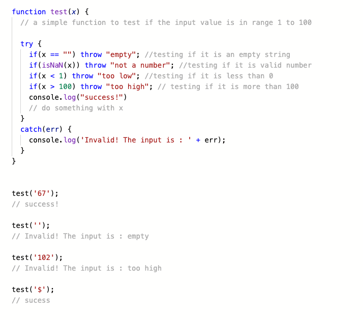 JavaScript Try-Catch Error and Exception Handling Guide