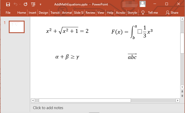 Add Math Equations to PowerPoint in Java | by Alice Yang | Medium