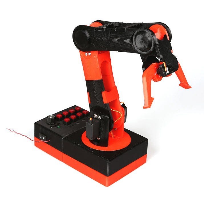 3-D Printed Robotic Arm. Robots are beginning to be used… | by Ruthu S  Sanketh | AUTONOMOUS ROBOTICS | Medium
