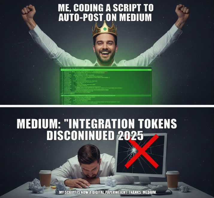 Preview image for I tried creating an automation to post on behalf of me