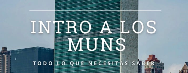 ¿Estás dudando si participar en tu primer Modelo de Naciones Unidas?