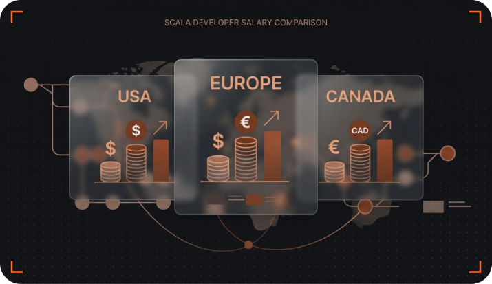 Scala Developer Salary Comparison by Location: US, Europe, and Canada