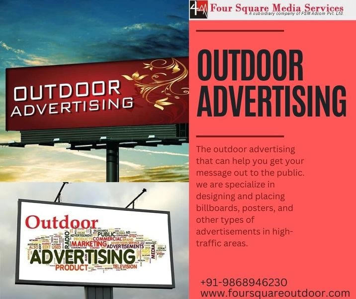 How to Market Your Business With Outdoor Advertising by Four Square