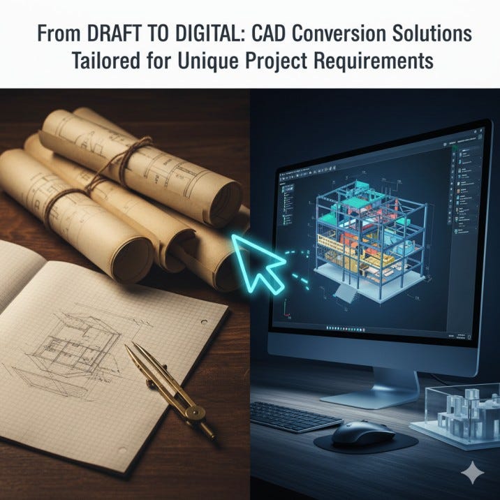 7 Essential CAD Conversions to Digitalize Your Engineering Archives