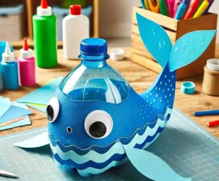 Empty bottles may be used to make toys for children