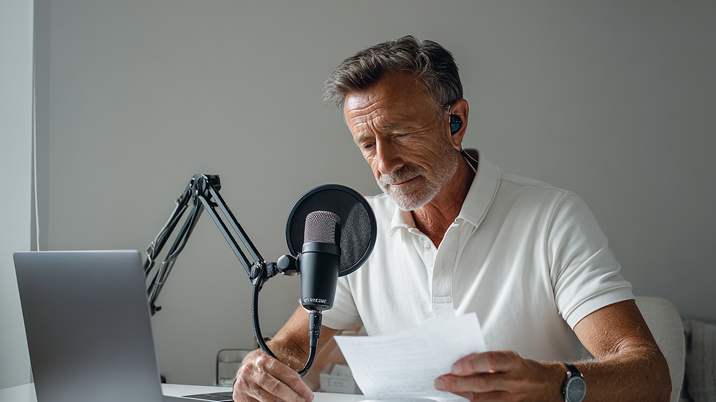 brings depth and personality voices to podcast