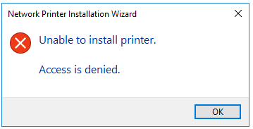 Access Denied Error While Adding Network Printer on Windows 10 | by Serhat  Köroğlu | Medium