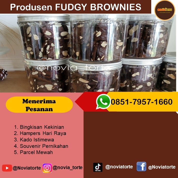 WA 085179571660, Brownies Noviatorte Terdekat Surabaya by Produksi