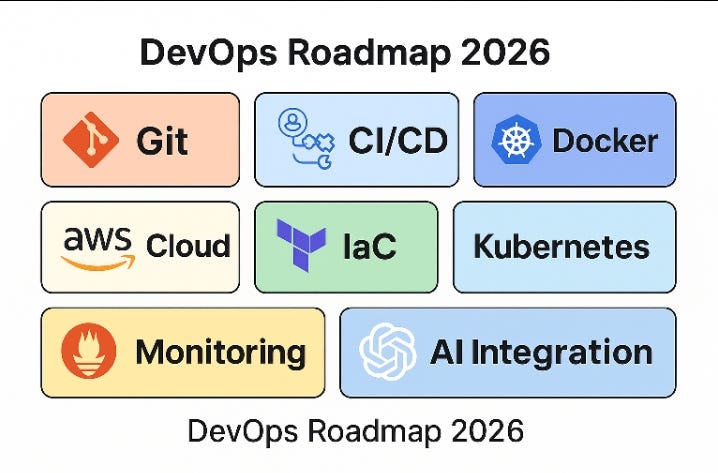 438.DevOps Roadmap 2026: Step-by-Step Guide to Master Modern Tools, Trends & AI Integration