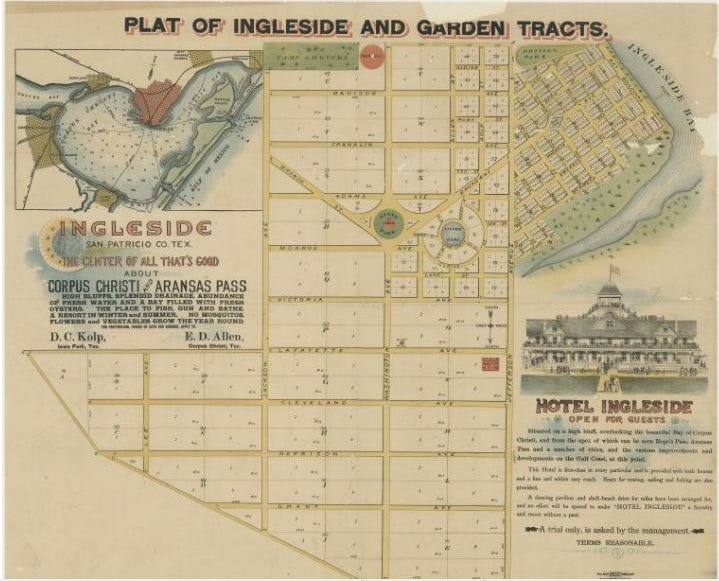 Mapping Texas The Gulf Coast — Ingleside by Texas General Land