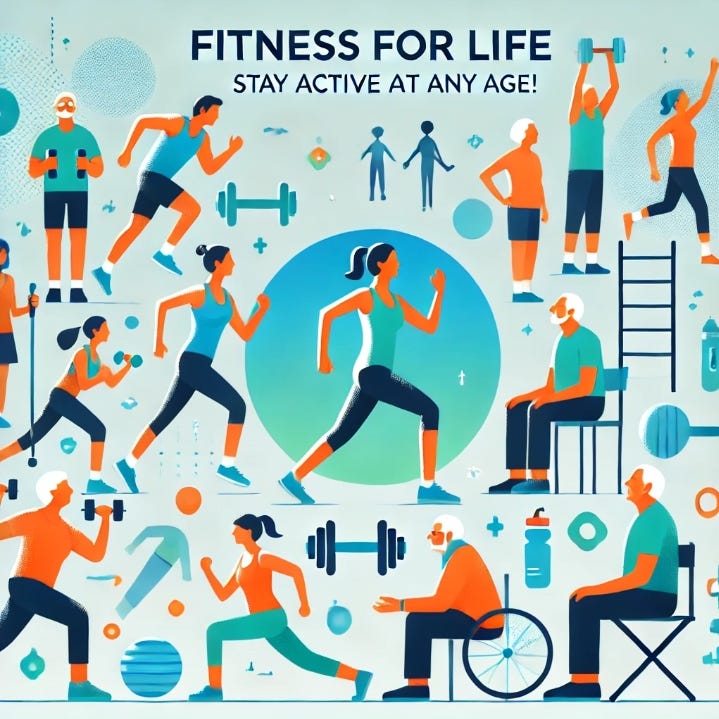 Fitness for Life Simple Exercises to Stay Active at Any Age by Dipak
