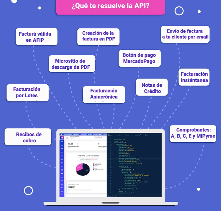 Potencia tu software con nuestra API de Facturación Electrónica AFIP