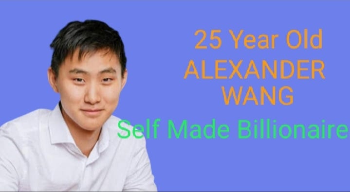 Self Made Billionaire. ALEXANDER WANG | by Finance Expert | Medium