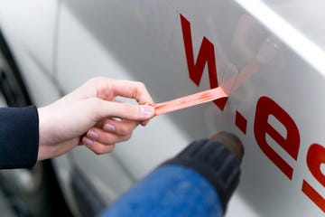 How To Remove Car Decals Without Damaging Paint