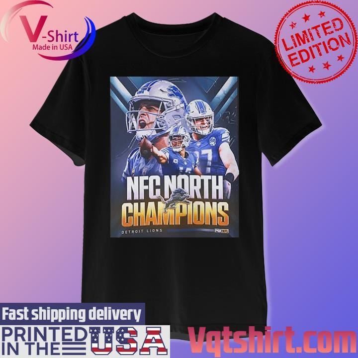 Official NFC North Champions Detroit Lions Shirt | by Vqtshirt Fashion ...