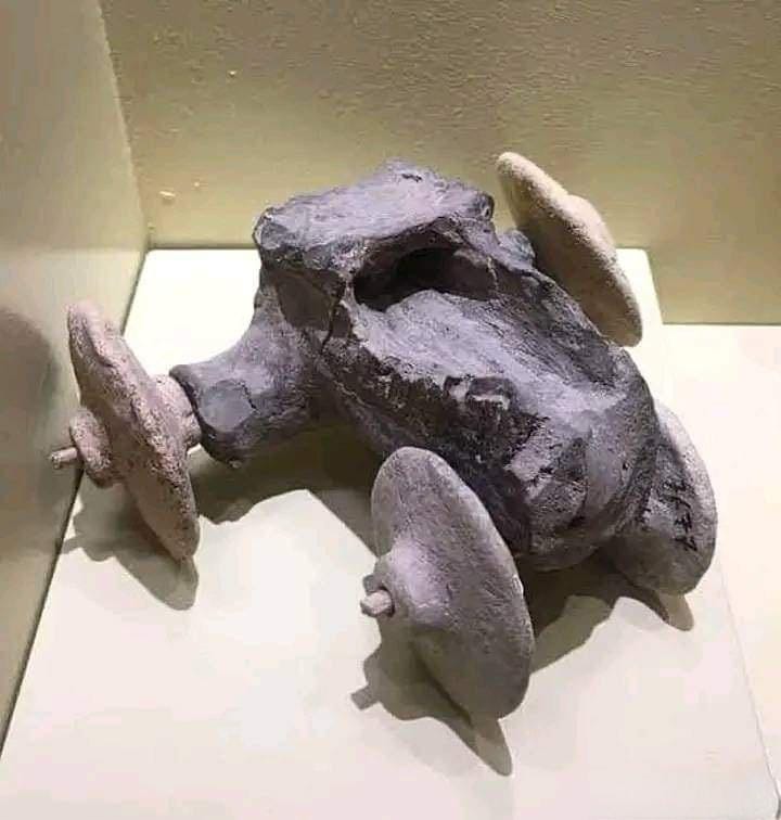 A toy car made of baked clay was discovered during surface searches at mound sites in the Kızıltepe District of Mardin (northern Kurdistan). It is the world’s oldest surviving toy, dating back to around 5500–3000 BCE. Currently, this oldest toy car in the world is exhibited at the Mardin Museum in Turkey. Anatolia was part of Ancient Near east showcasing Development of Wheel within that region. which later Spread into Europe and steppe.