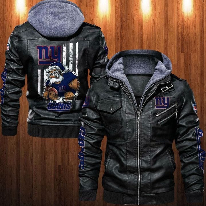 New york giants 2025 leather jacket