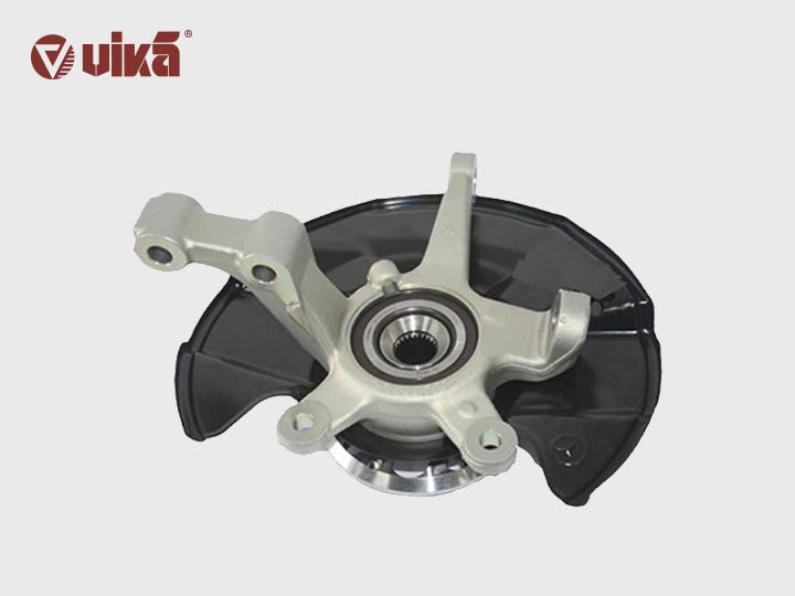 What are the symptoms of a failed steering knuckle hub bearing?
