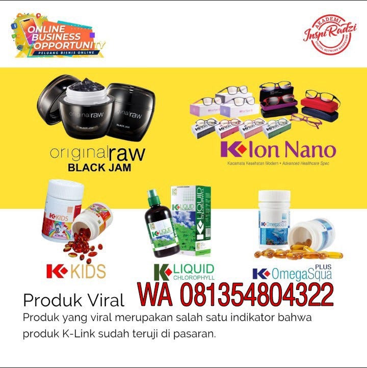WA 081354804322 Produk Herbal K Link Murah Online Kota Pekanbaru