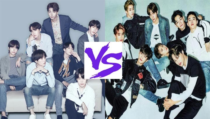 Bts vs exo vote 2024