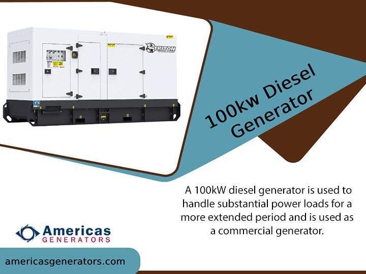 100KW Diesel Generators. Why Do You Need 100KW Diesel… by Americas