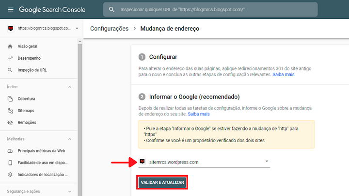 preparando a mudança de endereço