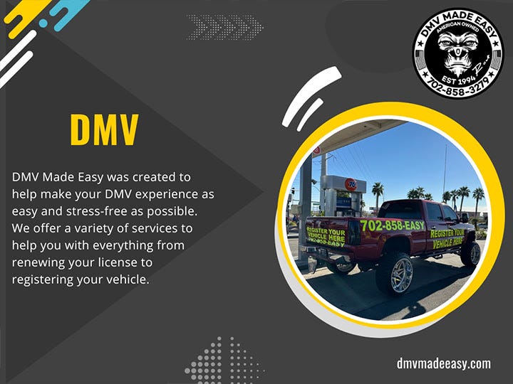 DMV Services Las Vegas. Keep Your Wheels Rolling Get DMV… by DMV
