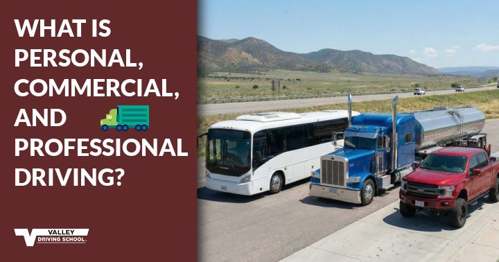 What is Personal, Commercial, and Professional Driving