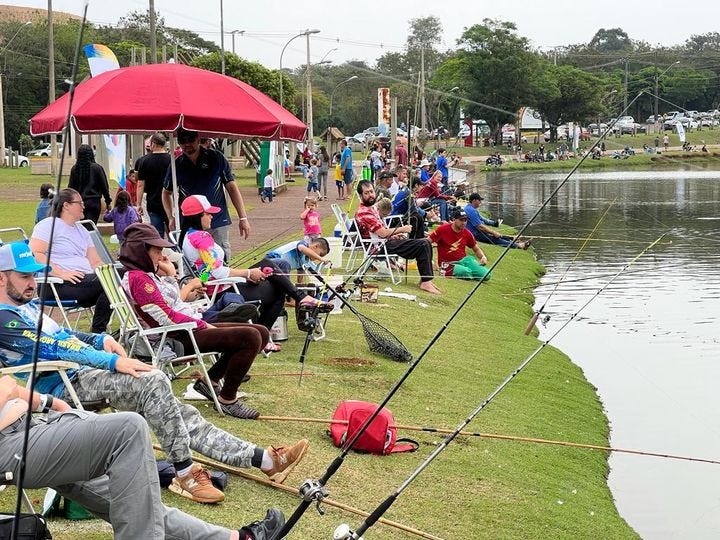 🎣 Pesca no Lago: Evento em Marechal Cândido Rondon com Apoio da Secretaria de Assistência Social!