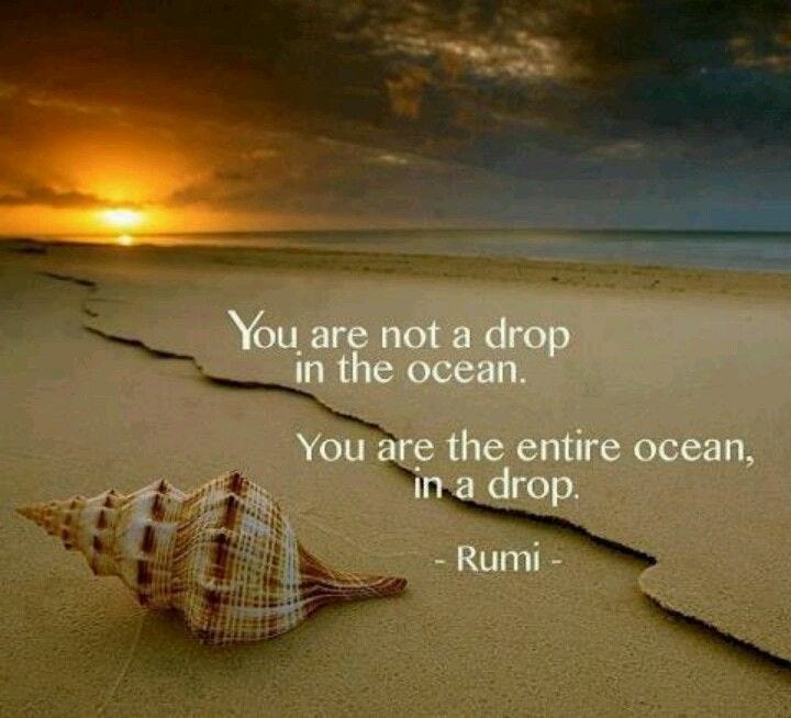 Photo from Pinterest — Quote by Rumi