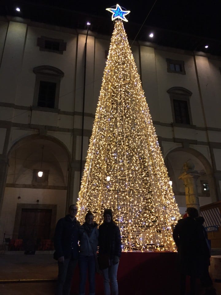 Christmastime in Arezzo Italy. Snapshots of a day in the life of