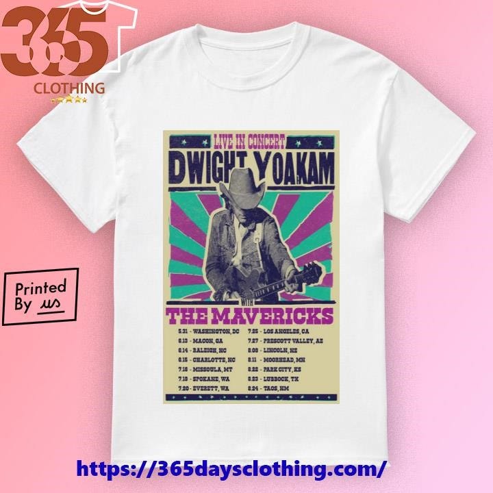 Live In Concert Dwight Yoakam x The Mavericks Summer Tour 2024 poster