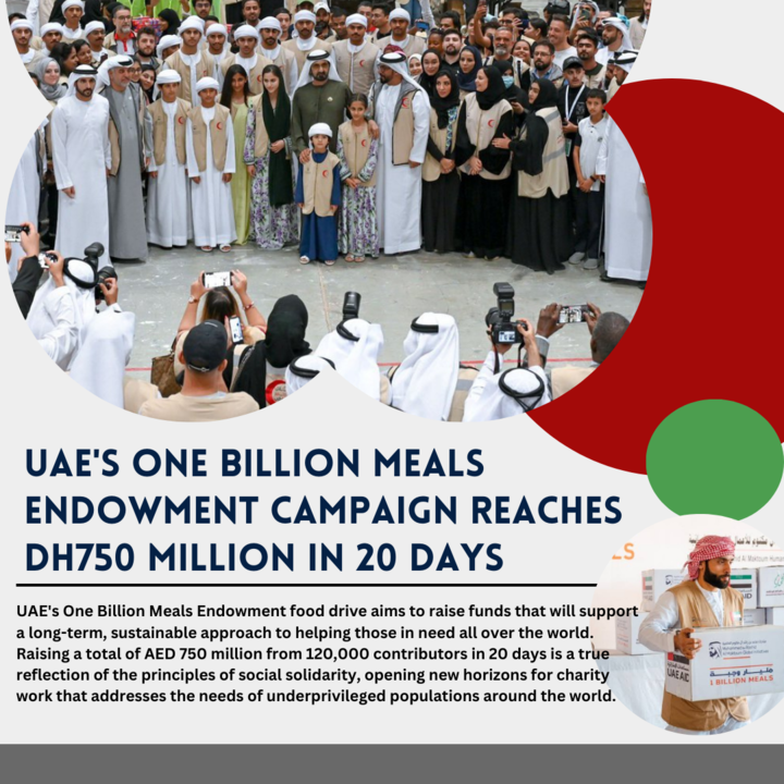 The Uaes One Billion Meals Endowment Campaign Dh750 Million Raised In 20 Days By Henry Jack 7586