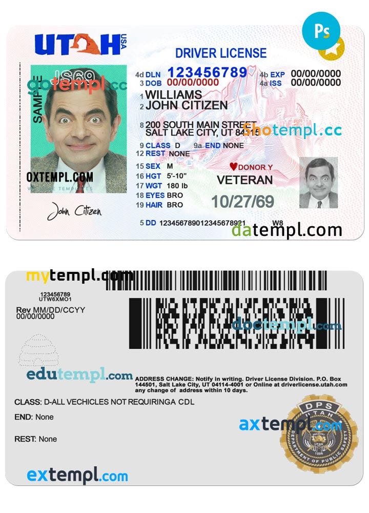 Utah Driver License and ID Cards to Get a New Look