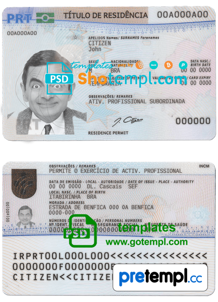 In Portugal, who needs to get your updated Resident Card number?